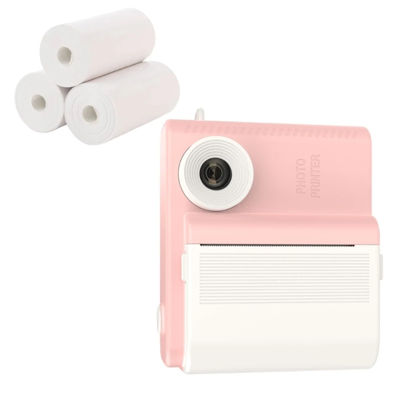 Children Instants Print Camera Kids Video Photography Digital Photo Camera Toy Thermals Printer for Boy Girls Birthday