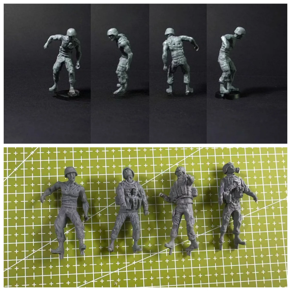 1/35 캐스트 레진 모델 조립 키트, GK, 레진 군인, 도색되지 않은 제품은 조립이 필요합니다.