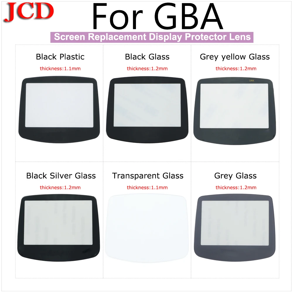 Jcd New Plastic Glass Lens Per Gba Screen Lens Per Game Boy Advance Per Gba System Glass Screen Lens Self Stick