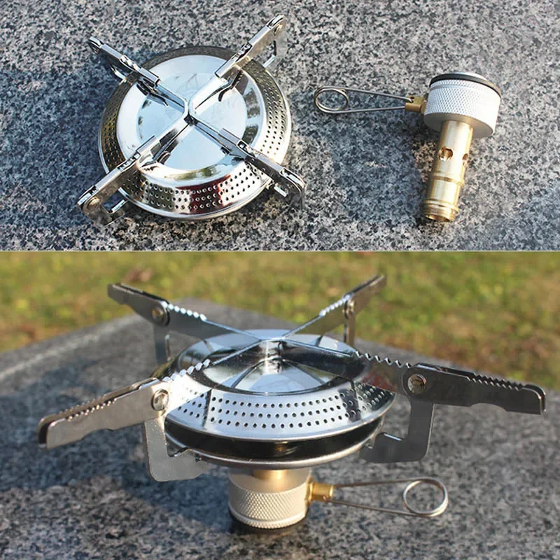Réchaud Portable INCASA 1 Feu Camping - Allumage Piezo Automatique