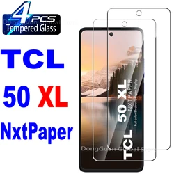 Premium Tempered Glass Screen Protector Film (2/4 Pack) for 2 pieces (For 50 XL NxtPaper)