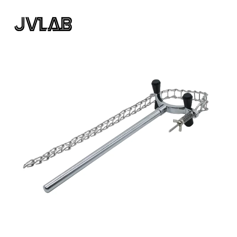 Laboratory Chain Clamp Flask Clamp Beaker Stainless Steel Fixing Iron Stand