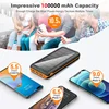 100000mAh Large Capacity Solar Mobile Charging Bank Portable Wireless Power Bank Have LED Light Support Iphone Xiaomi Samsung 5