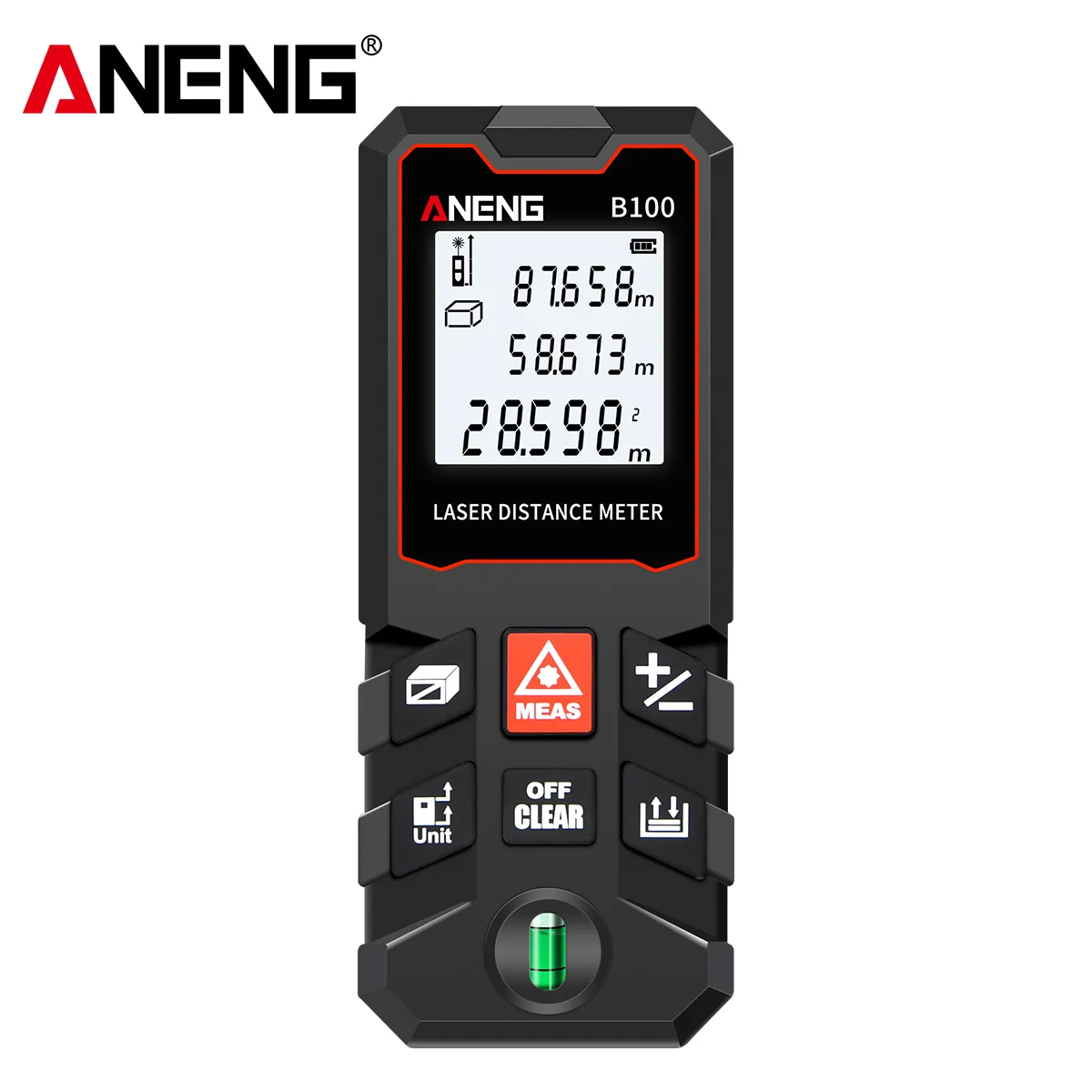 

Digital Laser Distance Meter Rangefinder Area Volume Multimeter Test Tool Measure Device