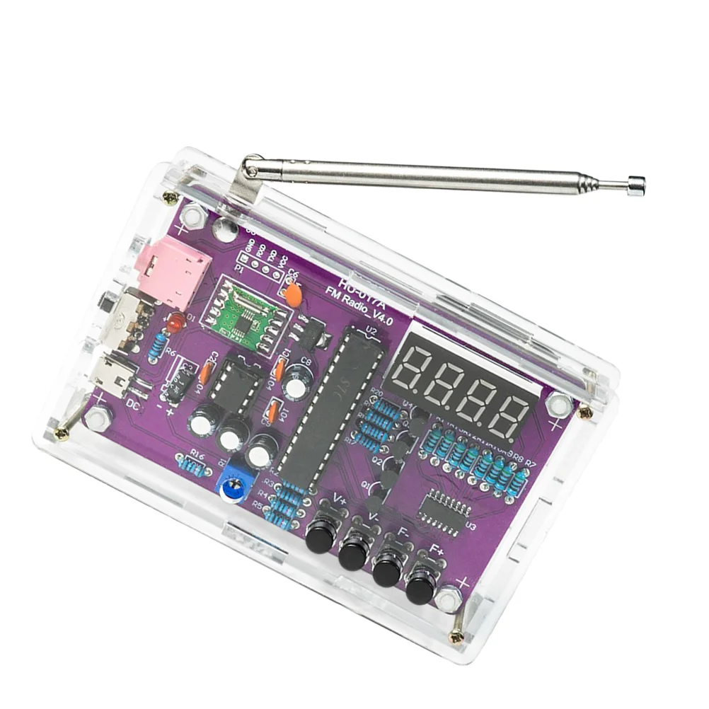 Radio Assembly Kit Soldering Practice Board Electronic Kits for Adults Suite DIY Electronics Projects Stainless Steel