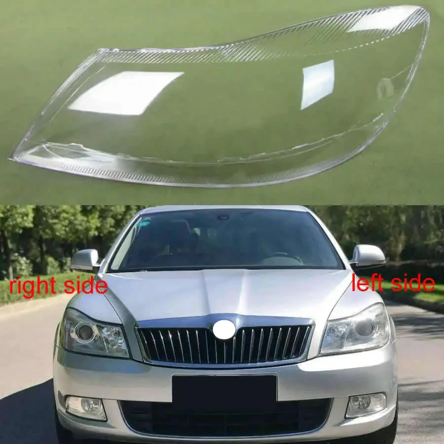 

Прозрачная крышка для фар Skoda Octavia из плексигласа, 2010- 2014