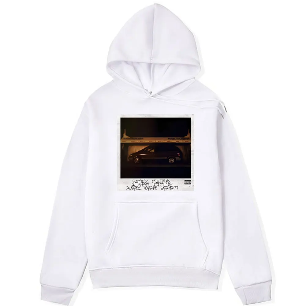 Rapper Drake Family Matters Hip Hop Hoodies Fashion Casual Oversized Sweatshirts Male Fall and Winter Fleece Pullover Hoodie Men