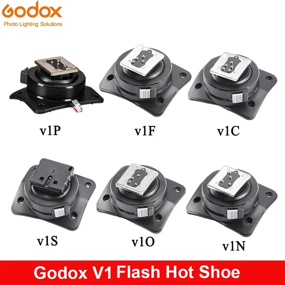 Godox V1 Flash Accessories Godox Speedlite V1 V1C V1N V1S V1F V1O V1P Flash Hot Shoe Sony Fujifilm Canon Camera on camera flash camera flash