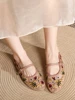Floral Embroider Mesh Mary Janes Shoes Women Trasparent Elegant Flats Shoes Ladies Casual Summer Breathable Loafers Footwear 3