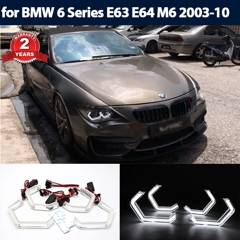 

Ultra bright M4 style LED Angel Eyes Daytime Light for BMW 6 SERIES E63 E64 630Ci 630i 645Ci 650i M6 2003-2010