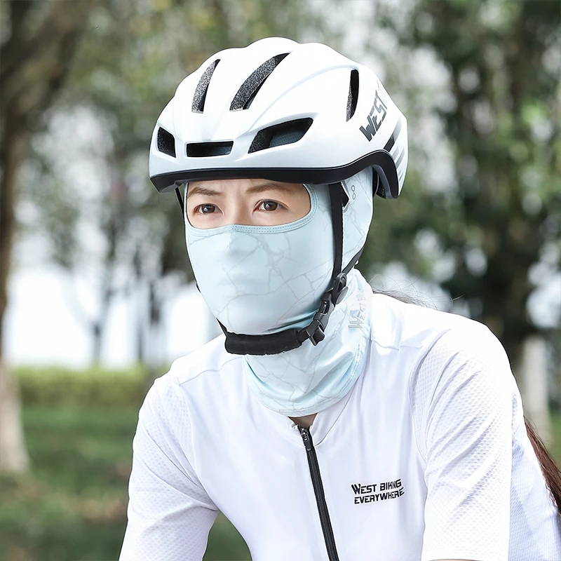 WEST BIKING UV Protection Bicycle lce Silk Mask Quick-drying Outdoor Fishing Cycling Magic Motorcycle Breathable Bandana