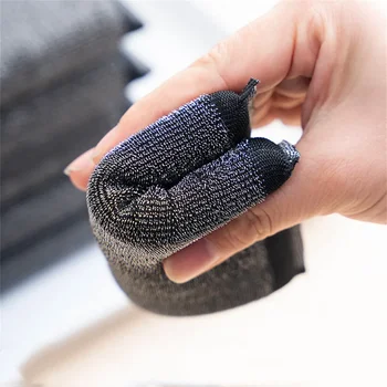 주방용 스틸 링 매직 설거지 스폰지, 깨끗한 마찰 냄비, 녹 초점 얼룩 스폰지 제거 키트, 주방 도구