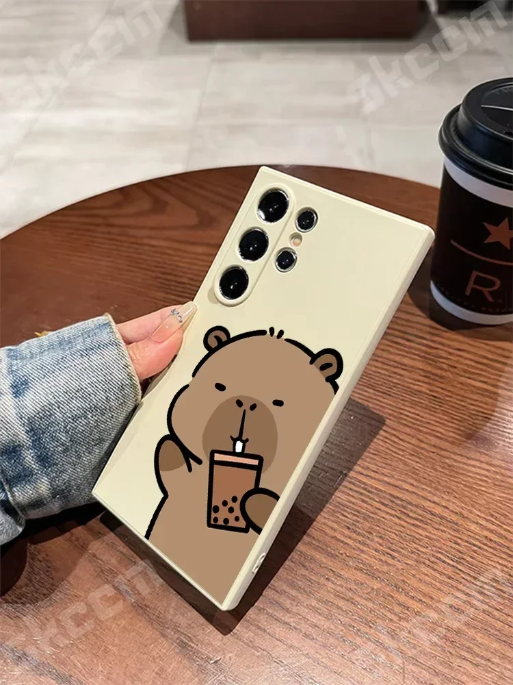 Adorable Cartoon Capybara Phone Case Cover