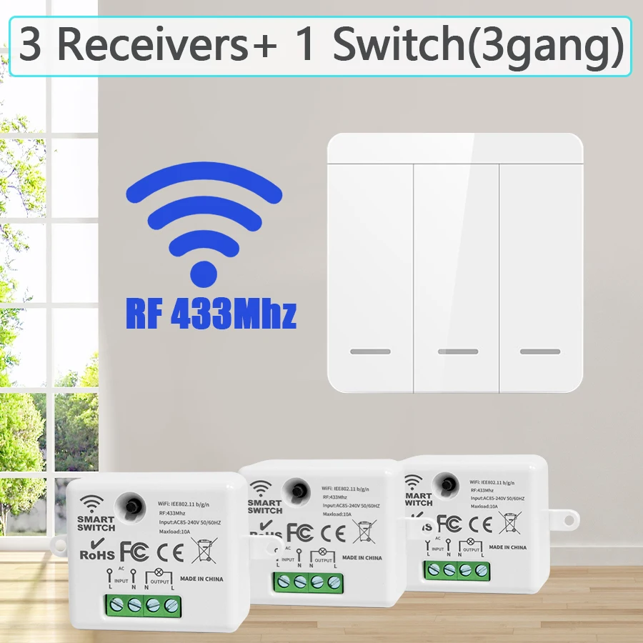 3 Receiver 1 Switch