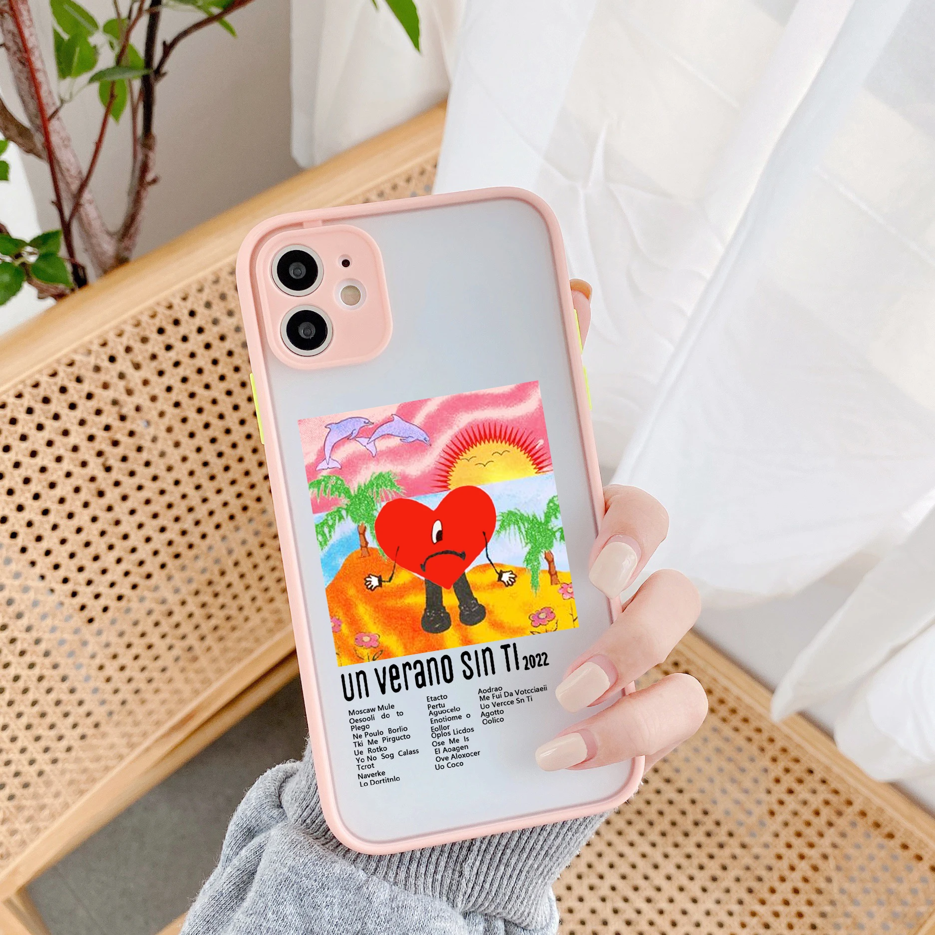 Yo Perreo Sola Bad Bunny & Maluma Transparent Matte Phone Case