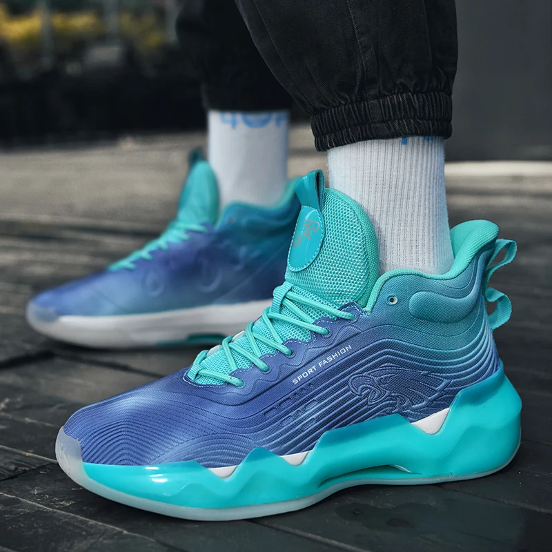 

Original Brand Basketball Shoes For Men Designer Fashion Printed High top Sneakers Men Street Culture Basketball Sneakers Men