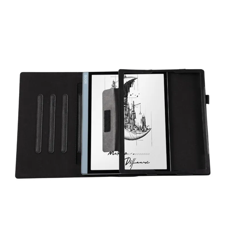 Versatile 360-Degree Rotating eBook Case with Magnetic Cover and Hand Strap
