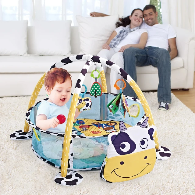 Multifunctional Fence Fitness Frame Crawling Mat Game Mat Baby Early Education Gym Toy Newborn Sensory Skill Developmen Toy Gift 2