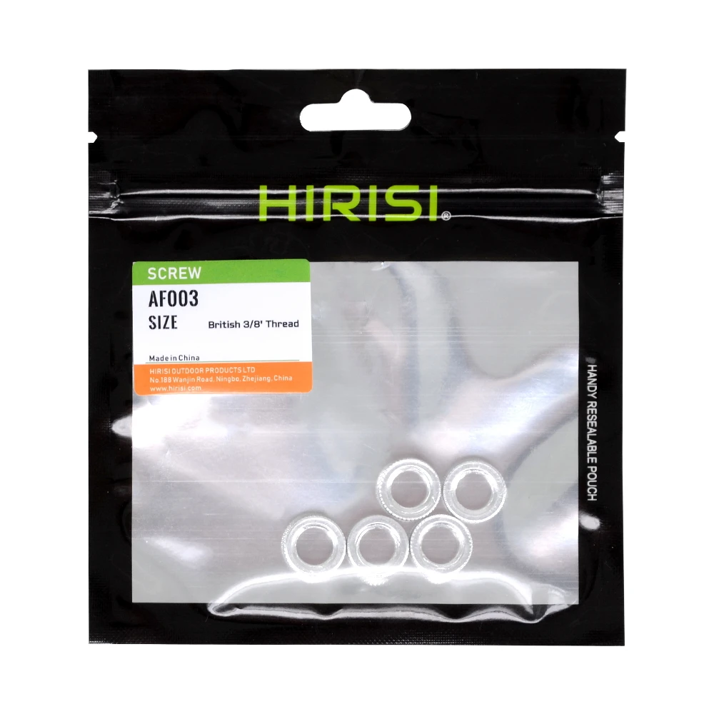 Hirisi 5 stücke schrauben muttern standard gewinde schwarz ersatzteile für karpfen angeln alarm suzz bars – Detail 7