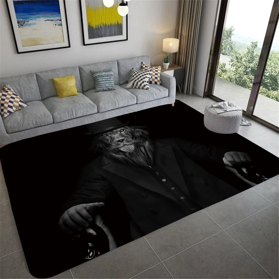 Home Decor 3D Cat/Tiger/Skull Carpet Living Room Bedroom Home Fashion Floor Mat Area Rug Kichen Mat Tapis De Chambre Alfombra