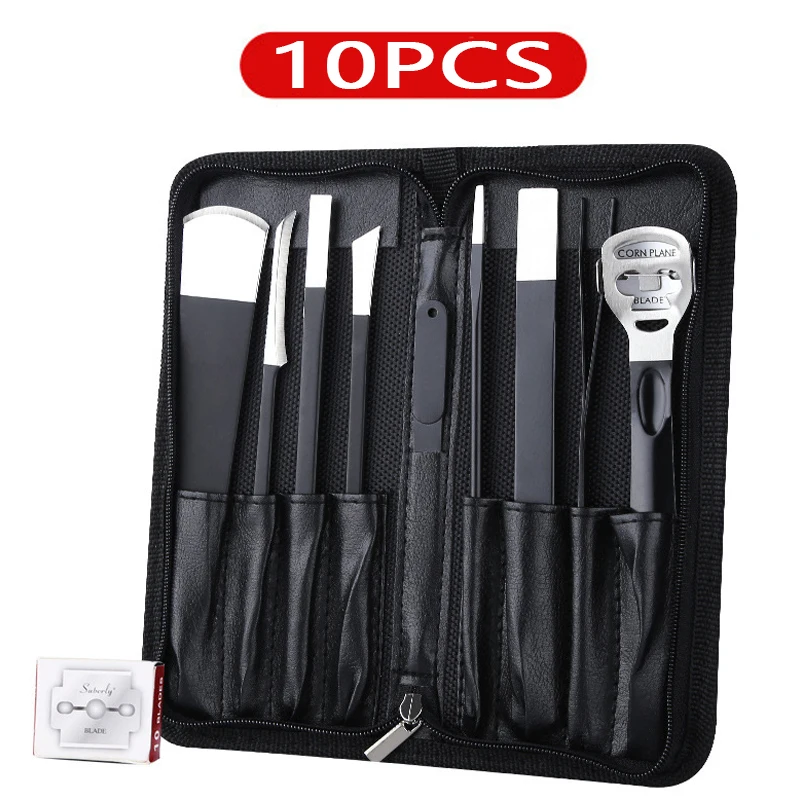 

Manicure Nail Clipper Pedicure Set Toe Nail Knife Shaver Nail Clipper Dead Skin Remover Ingrown Cuticle Foot Care Tools