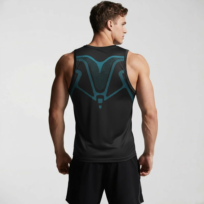 NEW Men Sports Compression Vest Body Shaper Slimming Compression Vest Basketball Gym Tight Undershirt