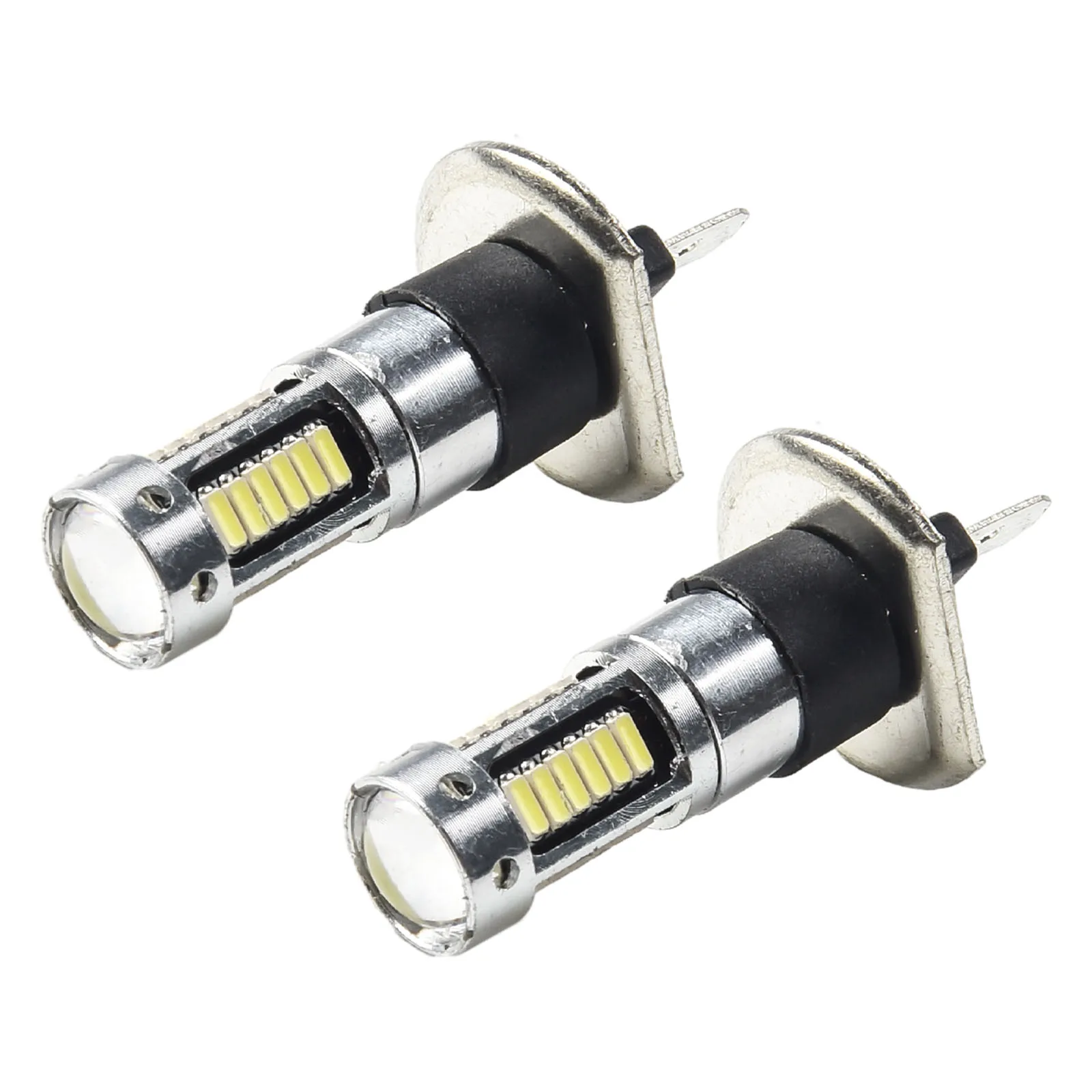 

2pcs H1 LED Car Fog Light Bulbs 6000K 12V Daytime Running Light Dustproof Super Bright Headlight Driving DRL Lamp Kit