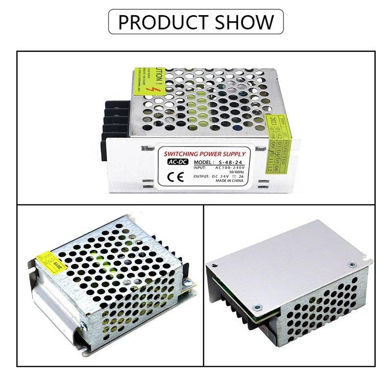 安定化電源 AC DC コンバーター 24V 15A 360W スイッチング電源 ac-dc