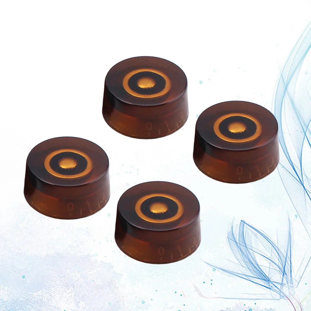 

4 PCS/ Sg Pegs for Electric Guitar Knob Potentiometer Amp Earth Tones Knobs