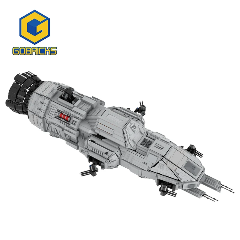 

Gobricks The Expanse Rocinante Vast Sky Spaceship Building Blocks Set Spacecraft Rocket Eagle Universe Airship Model Toys Gifts