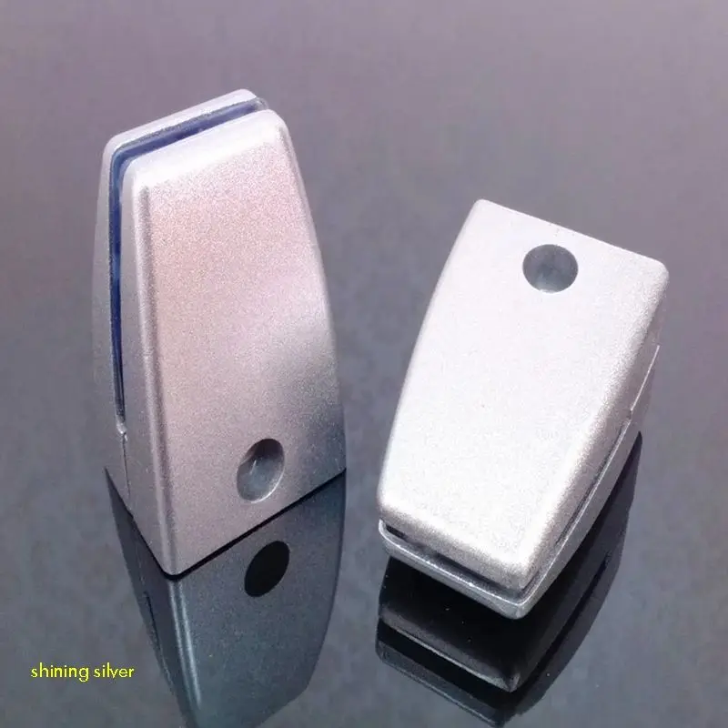 Office Desk Partition Support Bracket Shelf Clip Clamp Holder Desk Privacy Screen Clip Holder Glass Clip, Aluminum Alloy u type clips glass shelf clamp holder stainless steel clips