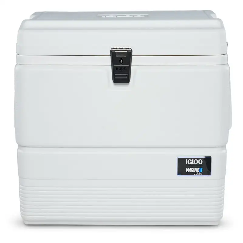 

72 QT Hard Sided Ice Chest Cooler, White