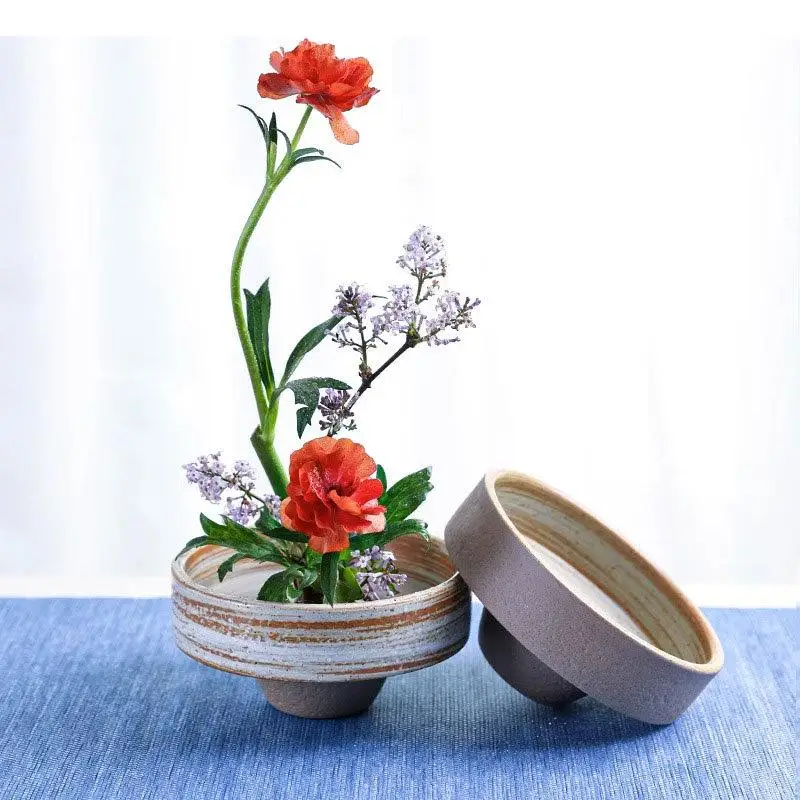 

Minimalism Ceramic Vase Artificial Flower Decorative Flower Pots Desk Decoration Floral Arrangement Vases Vintage Home Decor