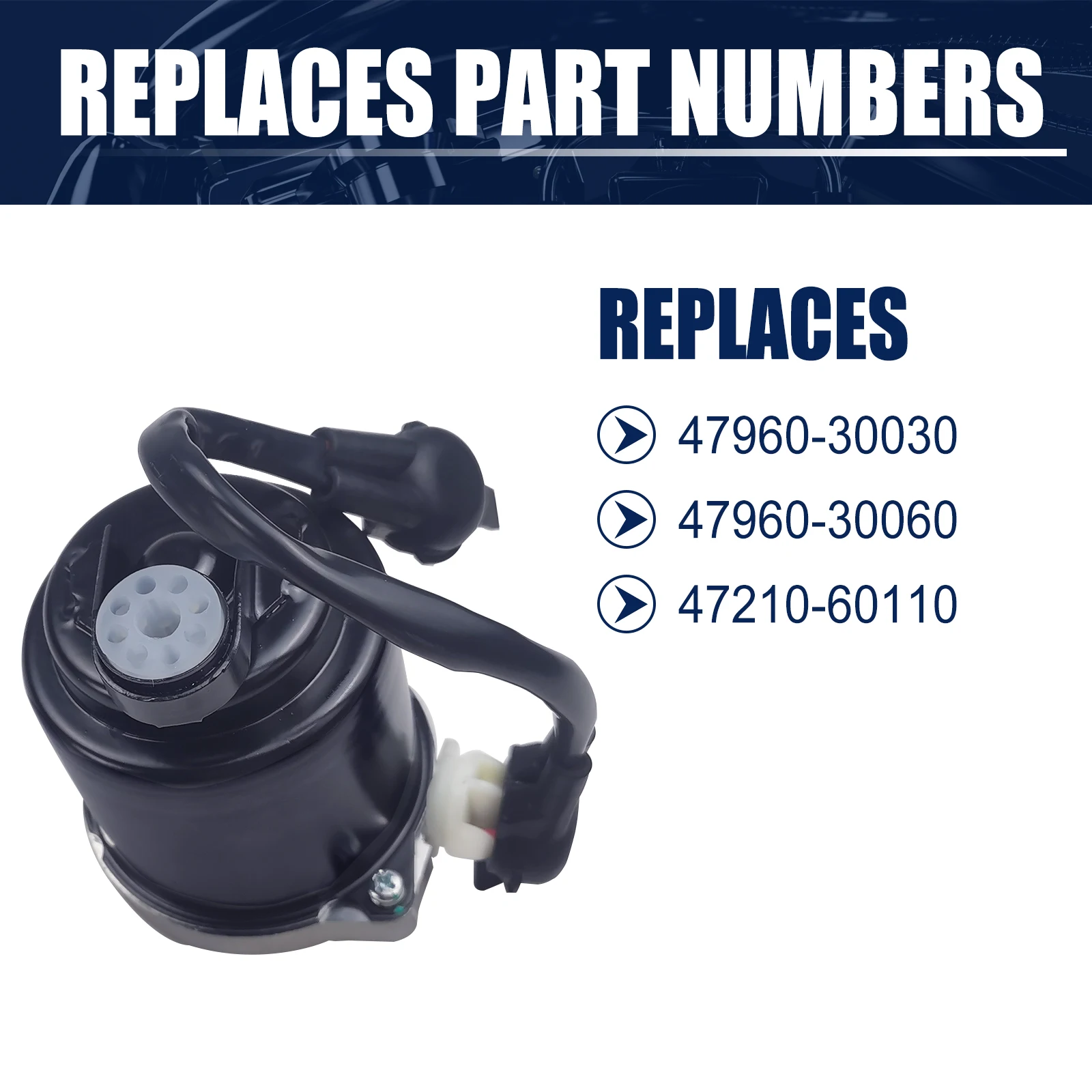 FEXON ABS Pump Brake Booster Motor Assembly Compatible With Lexus GS300 GS430 GX470 SC430 Toyota 4Runner 4796030030 47960-30030 abs brake booster pump