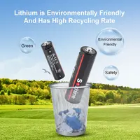 Soshine 1.5V 4200mWh Aa Rechargeable Batteries USB Lithium Battery Aa Rechargeableor Mouse Remote Control Toy Car Game Machine 6