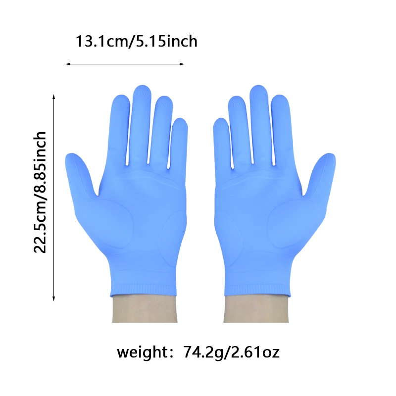 Premium Kitchen Silicone Protective Gloves - Heat Resistant, Non-Slip, Waterproof for Cleaning and Dishwashing Tasks