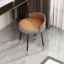 

Party Design Chairs Bedroom Fluffy Reception Nordic Hotel Restaurant Chairs Cafe Makeup Manicure Fauteuil Home Furniture OA50DC