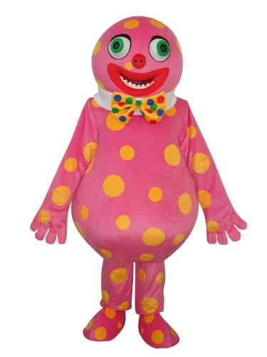 

New Adult Character Spotted Clown Mascot Costume Halloween Christmas Dress Full Body Props Outfit Mascot Costume
