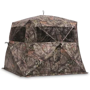 Flare 270 Pop-Up Hunting Camo Ground Blind for Deer, Duck, Bow, and Turkey Hunting Gear, Equipment, and Accessories 1