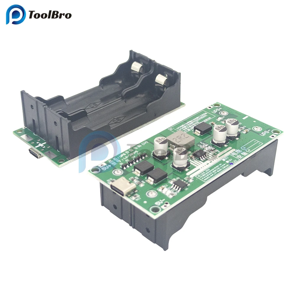 12V-9V-5V-2X18650-Lithium-Battery-UPS-Standby-Power-Supply-15W-3A-Type ...