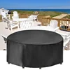 1pc Round Patio Furniture Covers, Waterproof Outdoor Furniture Set Covers For Patio Table Garden Round Table Dining Cover 6
