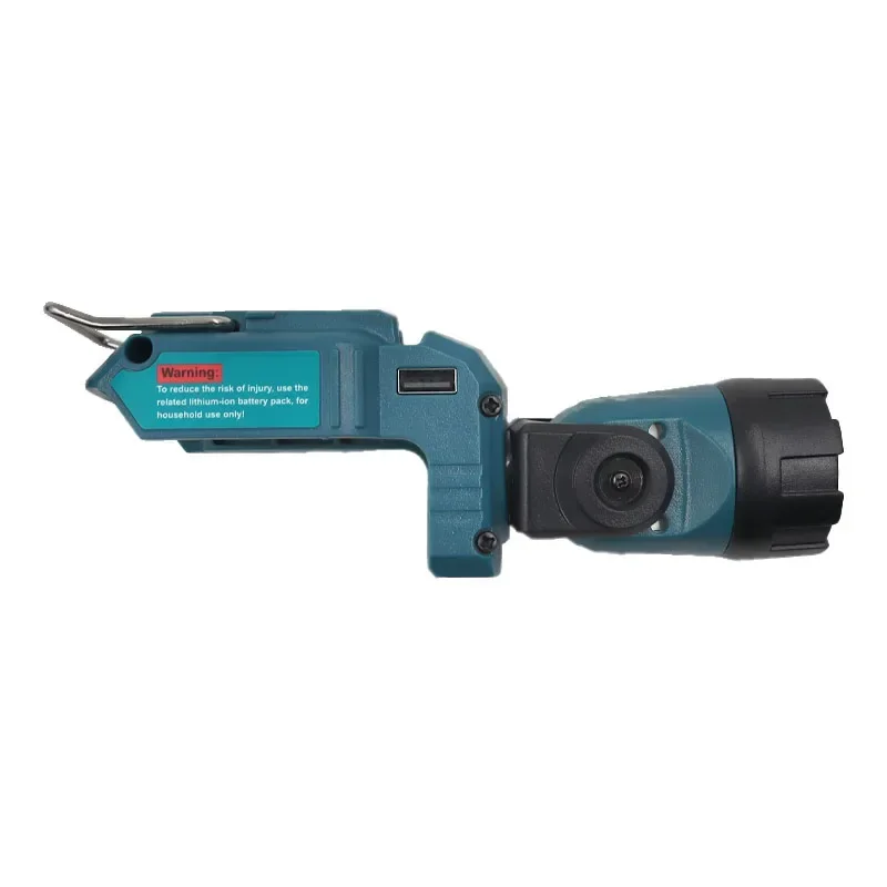 Portable LED Warning Light Spotlight Working Lamp USB Charger for Makita BL1021 BL1041 10.8V 12V Li-ion Battery