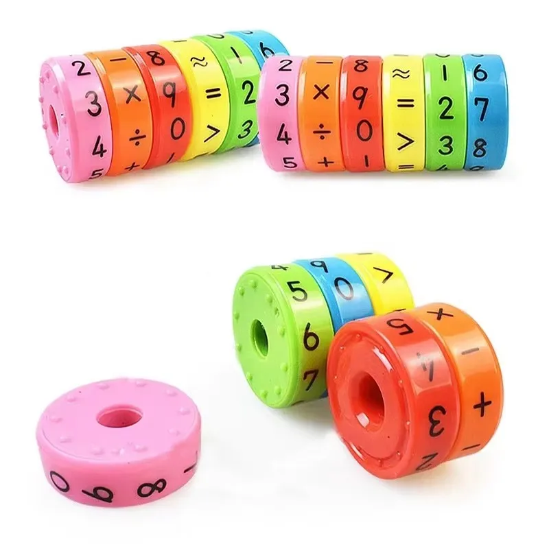 Magnetic Children Math Learning Toy Cylinder Numbers And Symbols Classroom Supplies Montessori Juegos Educativos Para Ni&ntilde;os
