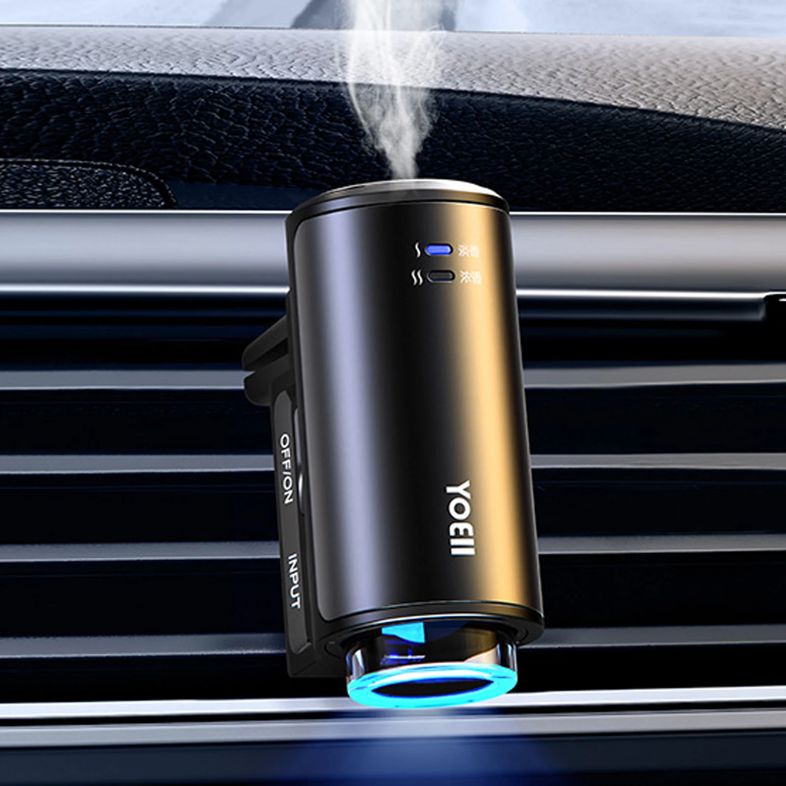 Auto Electric Air Diffuser Aroma Car Air Vent Humidifier Mist