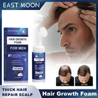 East Moon Natural Hair Growth Foam Thick Hair Care Anti Hair Loss Scalp Care Repair Hair Roots Beauty Health For Men Women