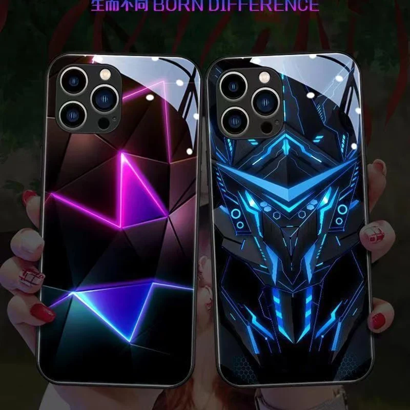 Shockproof Luminous LED Phone Case with Flash Cover