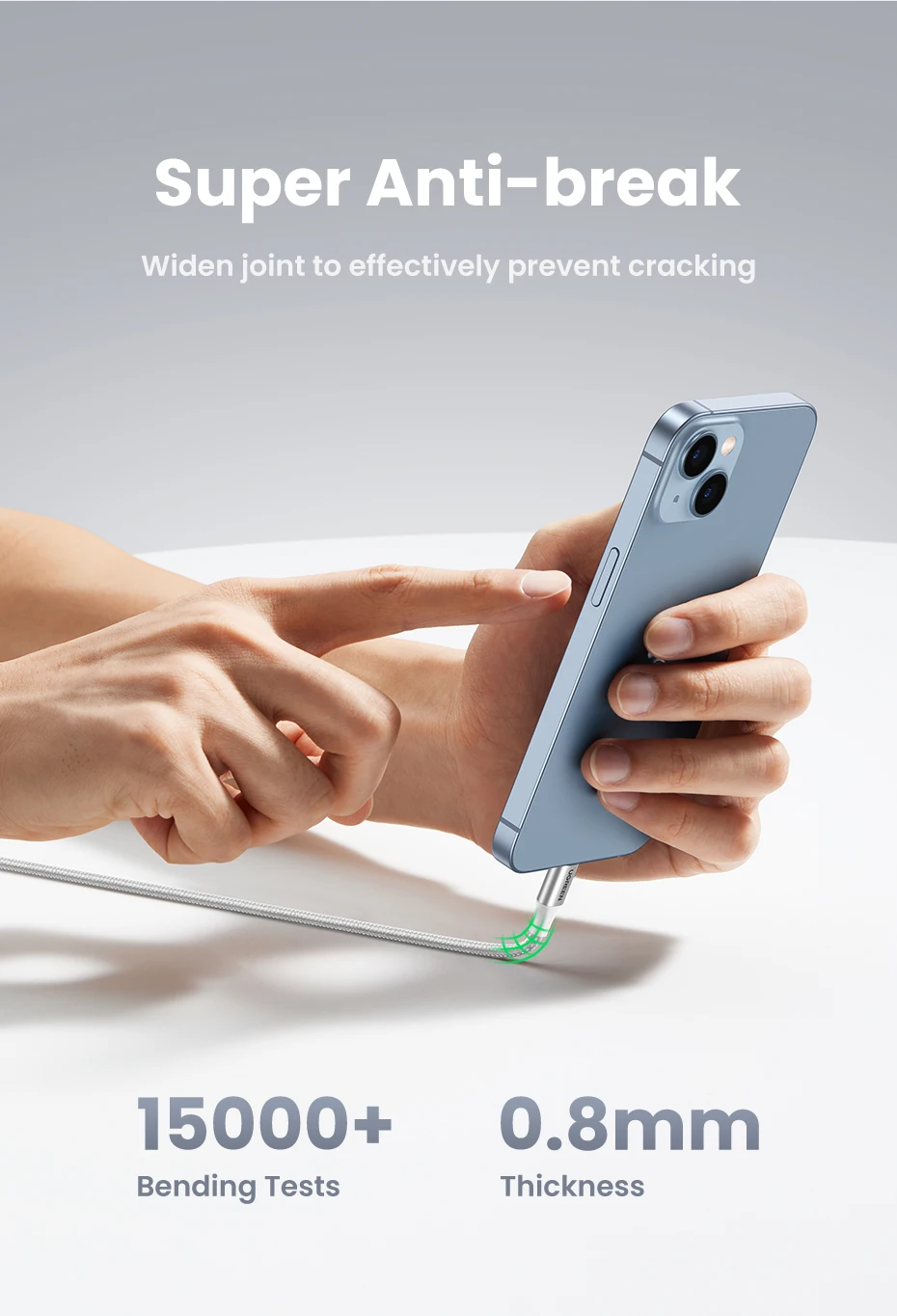 UGREEN MFi 20/30W USB Type C to Lightning Cable for iPhone 14 Pro Max 13 12 Plus Mini PD Fast Charging Cable for iPad 1m 2m