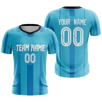 Nome personalizzato da uomo Nome della squadra Numero T-shirt Maglia da calcio personalizzata Tendenza Moda T-shirt grafiche per uomo Abbigliamento sportivo
