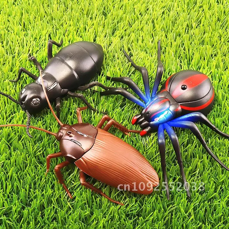 Infrared RC Remote Control Animal Insect Toy Kit for Child Kids Ant Boys Dog Cockroach Pet Prank Spider Jokes Cat for Adults