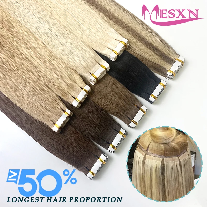 Tape in Extensions Human Hair Invisible SKin Weft 12